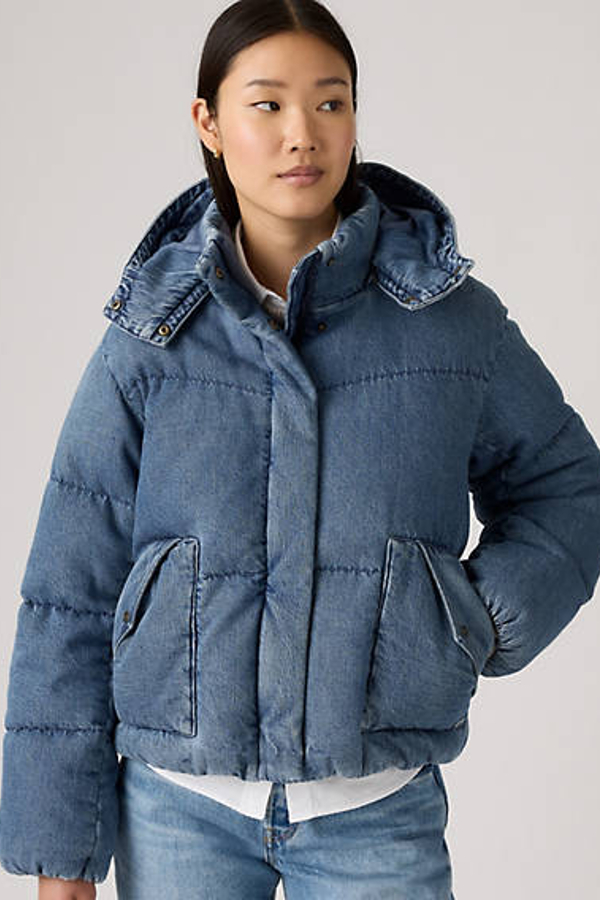 Levi' Veste Western Bubble Shortie Femme / City Worn Ow