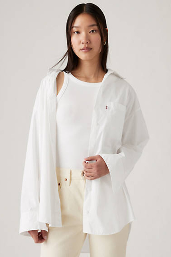 Levi's Chemise Lola - Femme - Blanc / Bright White - L