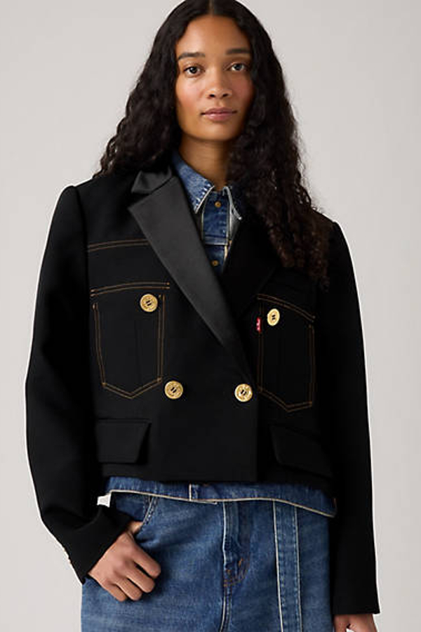 Veste En Sergé Matelassé Levi' X Sacai Femme /