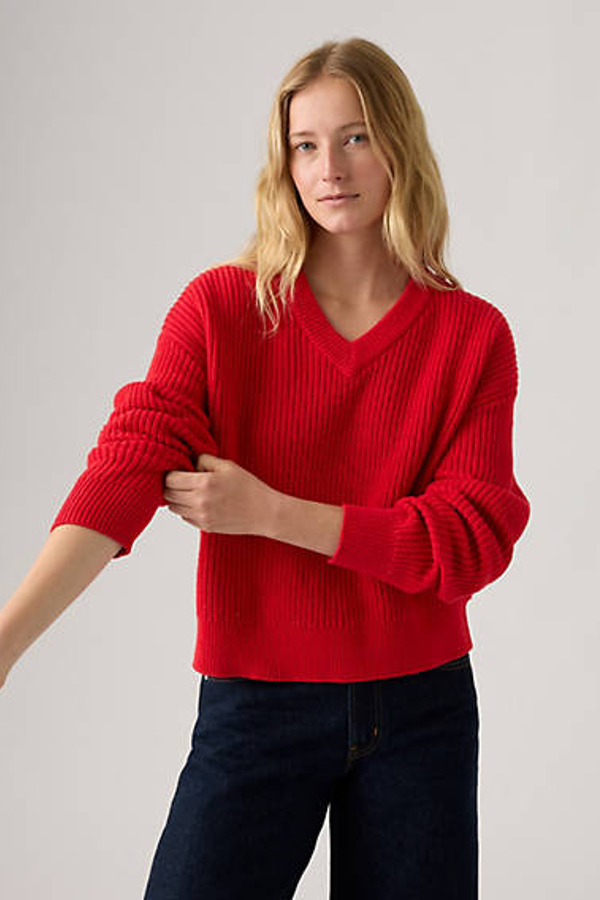Levi' Pull Col V Reese Femme / True Cotton