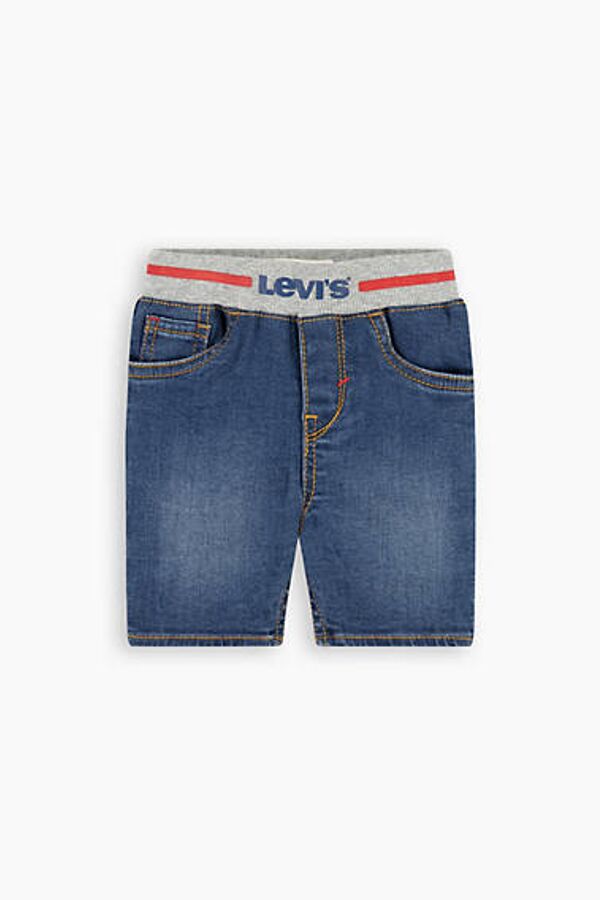 Levi's Bébé Short En Bord Côtes À Taille Élastique - Homme - Bleu / Ues - 18M