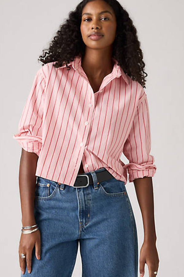 Levi' Chemise Crop Harlie Femme / Hug Stripe Peachskin