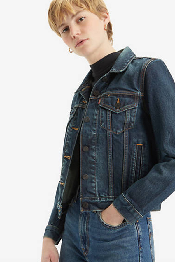 Levi's Veste Trucker Original - Femme - Bleu / Cant Frget It Tk Circular - XS