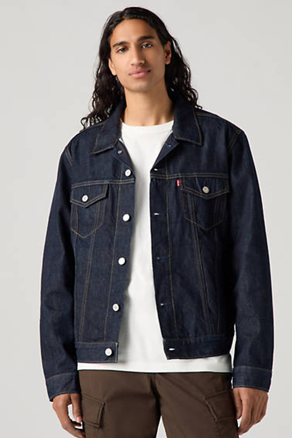 Levi' Veste Trucker Homme / Thriller Selv Resin Rinse