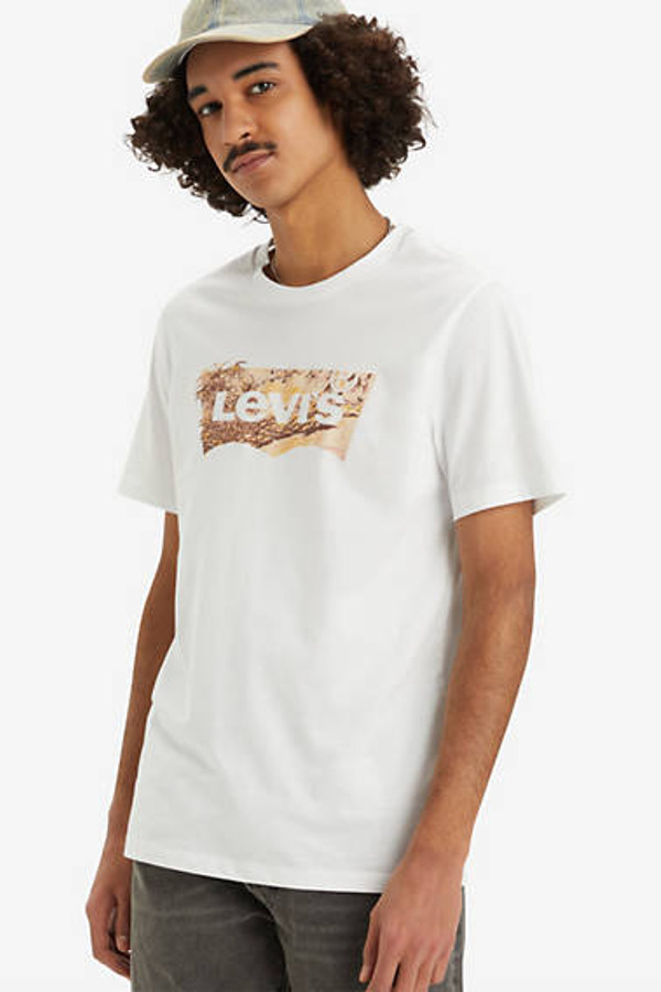 Levi's T Shirt Graphique Classic - Homme - Blanc / Tropical Batwing White+ - XS