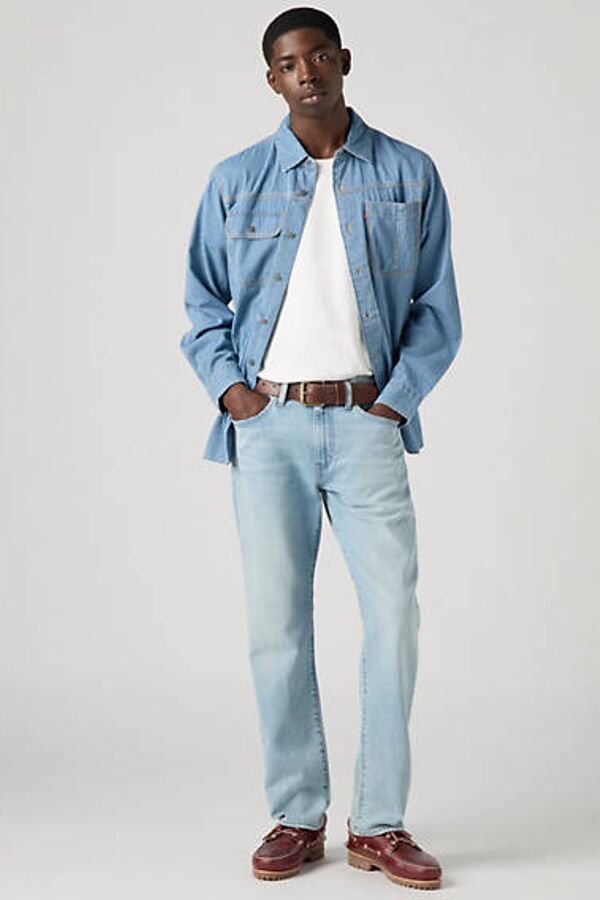 Levi's Jean 502 Taper - Homme - Bleu / Top It Off - 30X30