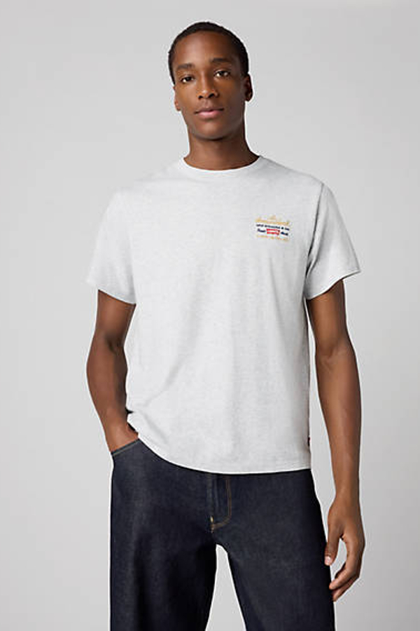 Levi' T Shirt Graphique Relaxed Homme / Archive Sport Prep Emb 4 Heather