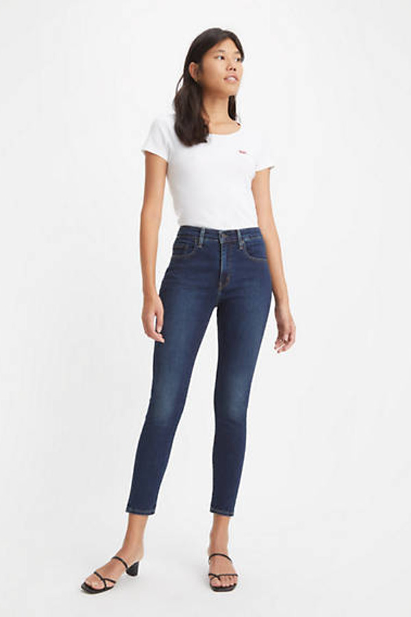 Levi's Jean 721 Taille Haute Skinny - Femme - Bleu / Dark Indigo Worn In - 31X32