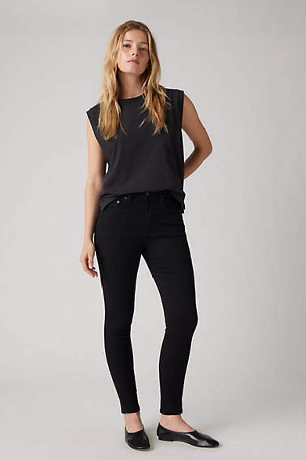 Levi' Jean 721 Taille Haute Skinny Femme / Gaze 23X28