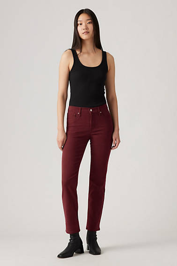 Levi' Pantalon 314 Galbant Straight Femme / Merlot Twill 27X30