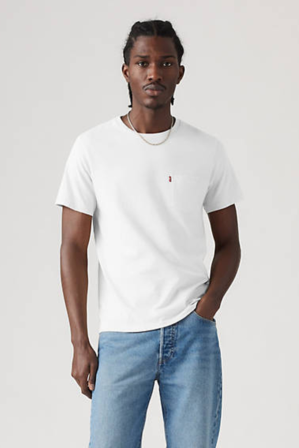 Levi' T Shirt À Poche Épais Homme / Bright