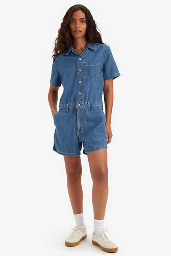 Levi' Combishort Manches Courtes Heritage Femme / Playday Jumpsuit