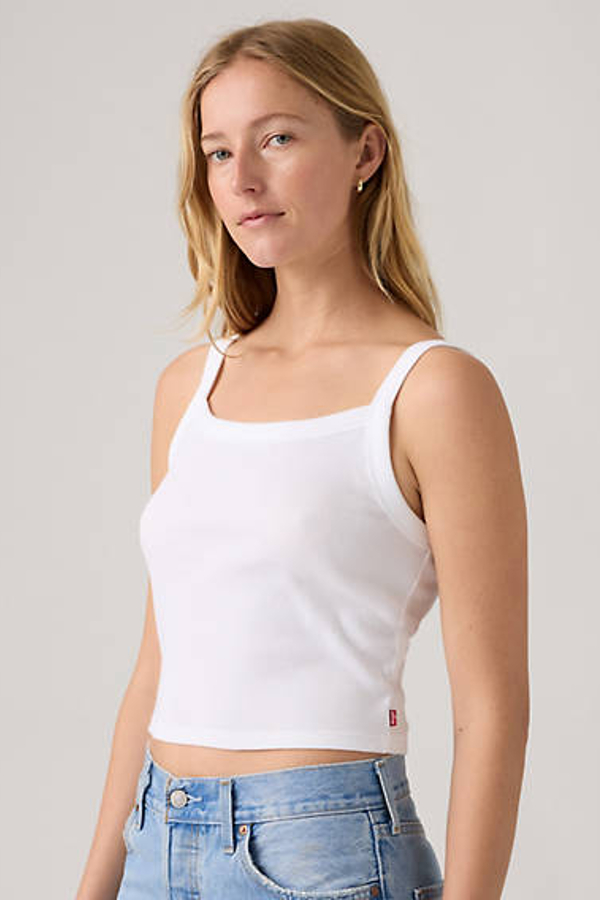 Levi' Débardeur Maille Côtelée Essential Sporty Femme Neutral / +