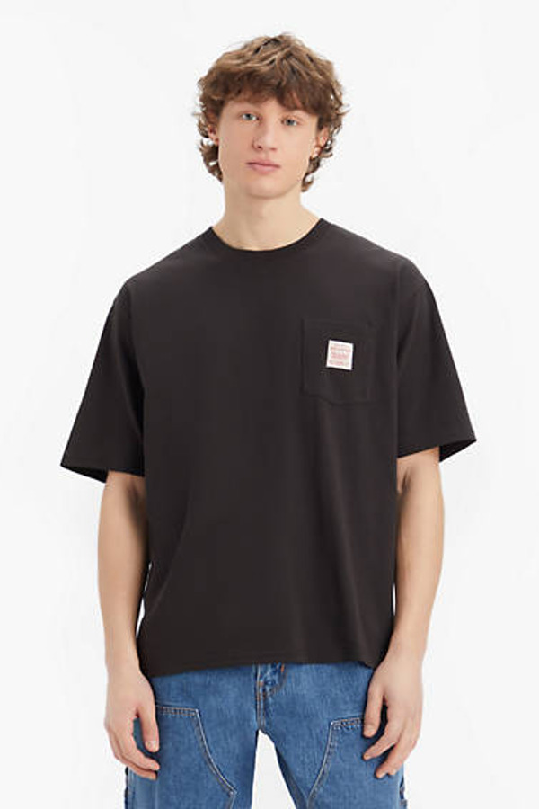 Levi's T Shirt Workwear - Homme - Noir / Meteorite - S