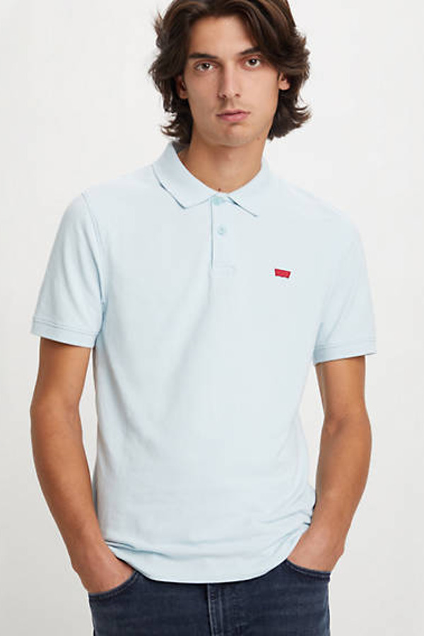 Levi's Polo Housemark Slim - Homme - Bleu / Omphalodes - XL