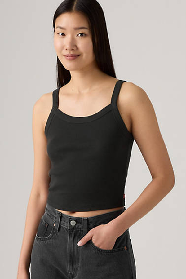 Levi' Débardeur Maille Côtelée Essential Sporty Femme / Caviar