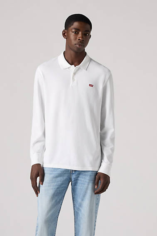 Levi' Long Sleeve Housemark Polo Shirt Homme / Bright