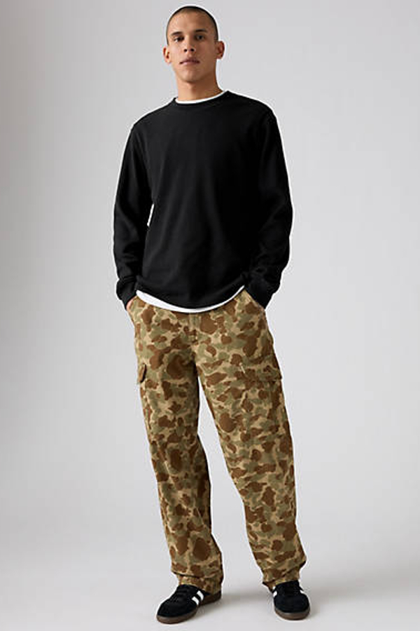 Levi' Pantalon XX Cargo Baggy Homme / Classic Duck Camo Harvest Gold Rpstp Print 30X32