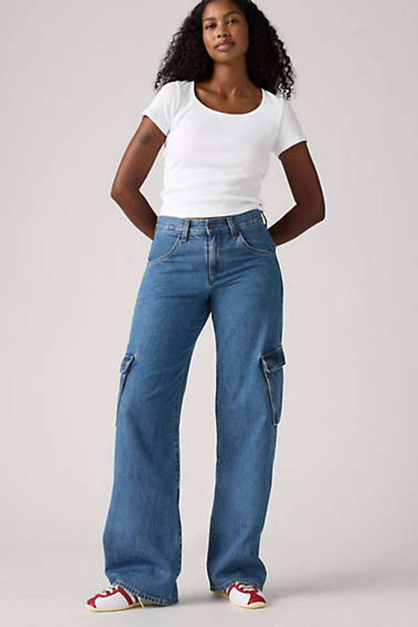 Levi' Jean Superlow Loose Cargo Femme / All Over 28X30