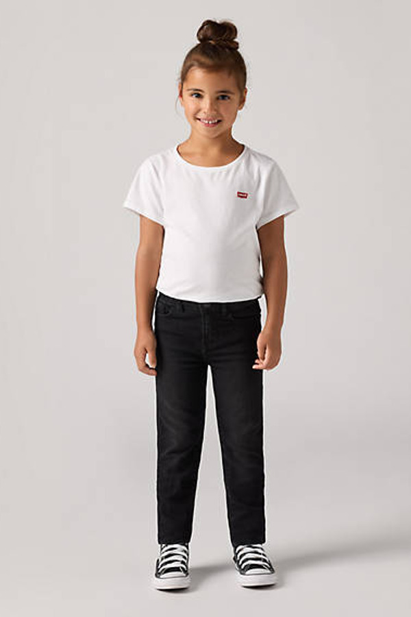 Levi's Jean 710 Super Skinny Enfant - Femme - Noir / K8B-Aj - 2A