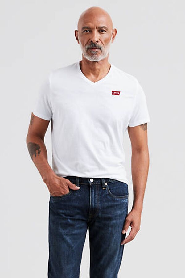 Levi's T Shirt Housemark Original - Homme - Blanc / White - M