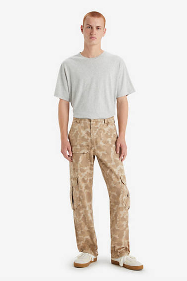 Levi's Pantalon Stay Loose Cargo - Homme - Beige / Safari Classic Duck Camo Print - 30X32