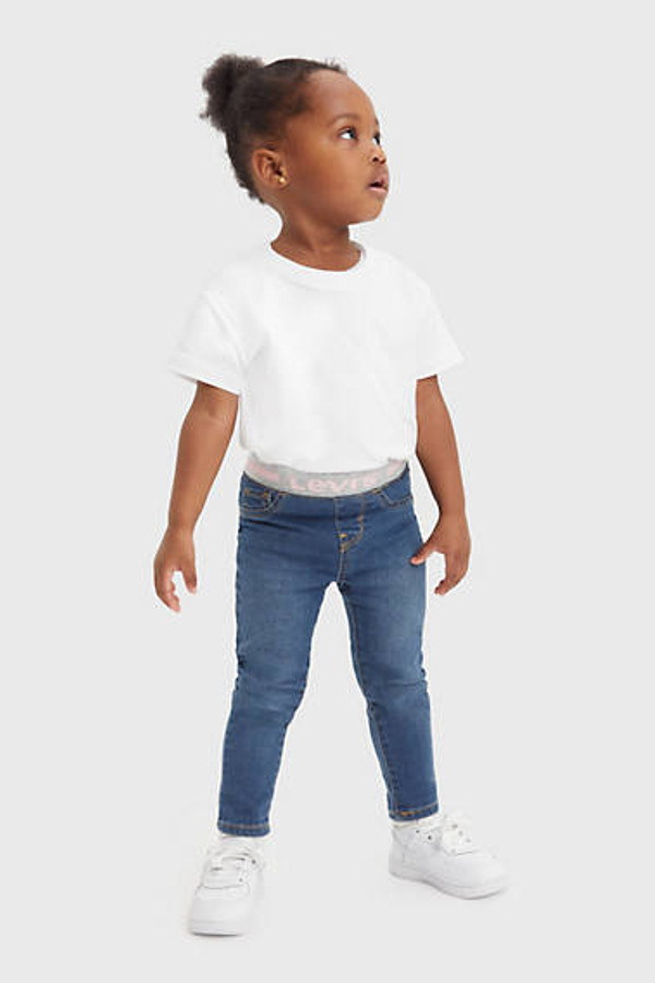 Levi's Jean Skinny À Enfiler Bébé - Femme - Rose / Westthird Pink - 12M