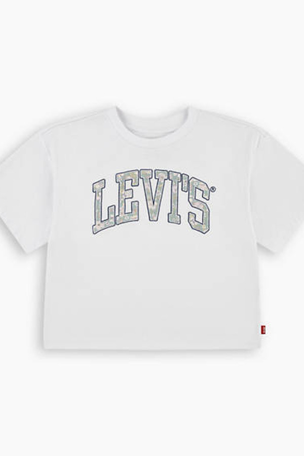 Haut Fleur Meet And Greet Levi's Enfant - Femme - Blanc / Bright White - 5A