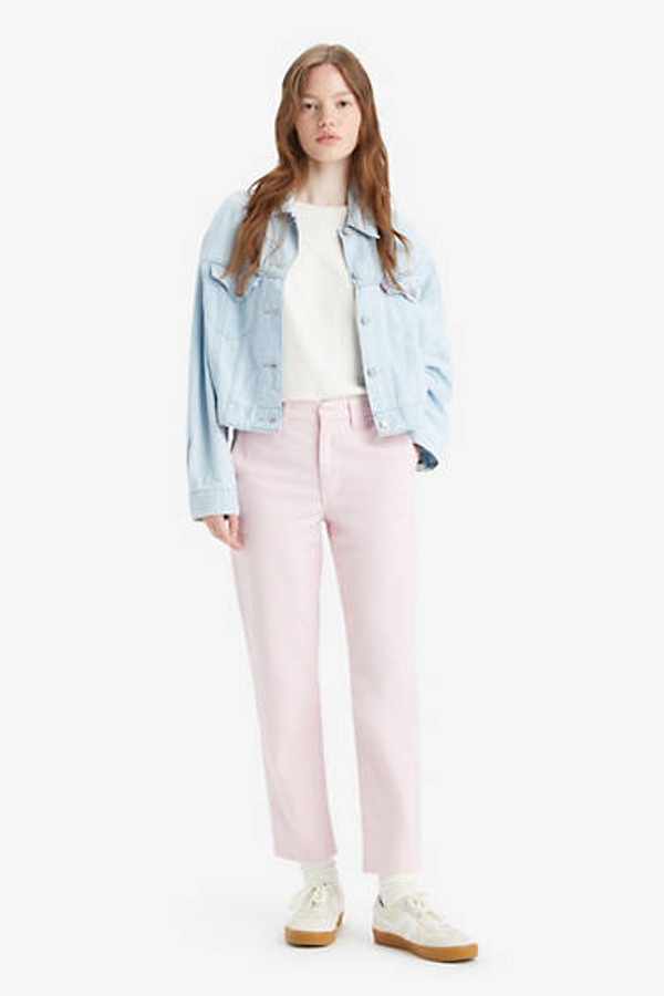 Levi's Pantalon Chino Essentiel - Femme - Rose / Mauve Chalk Twill - 24X29