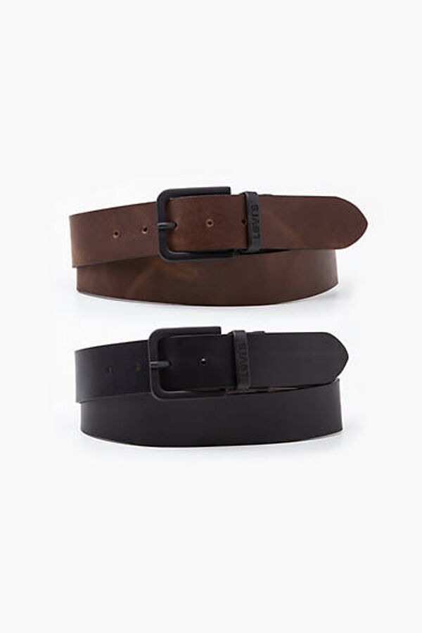 Levi's Ceinture Réversible Core En Métal - Homme - Noir / Regular Black - 100