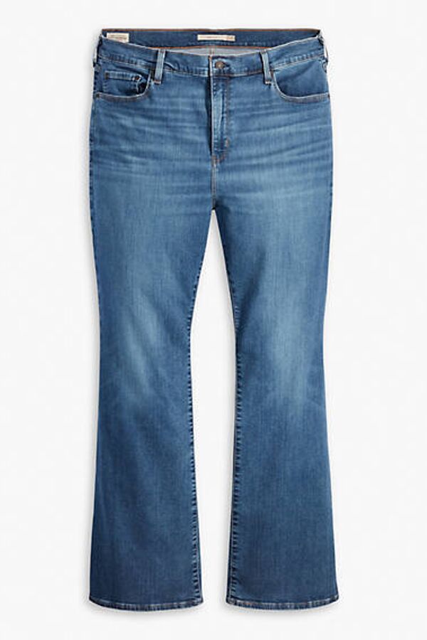 Levi's Jean 726 Taille Haute Flare (grandes Tailles) - Femme - Bleu / Blue Wave Mid Plus - 16M