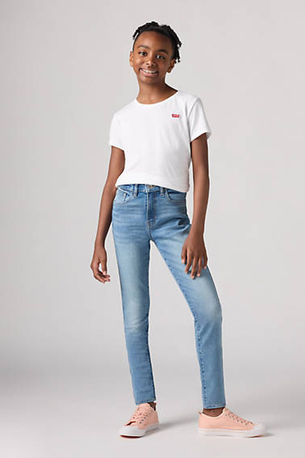 Levi's Jean 720 Taille Haute Super Skinny Ado - Femme - Bleu / Cambria - 14A