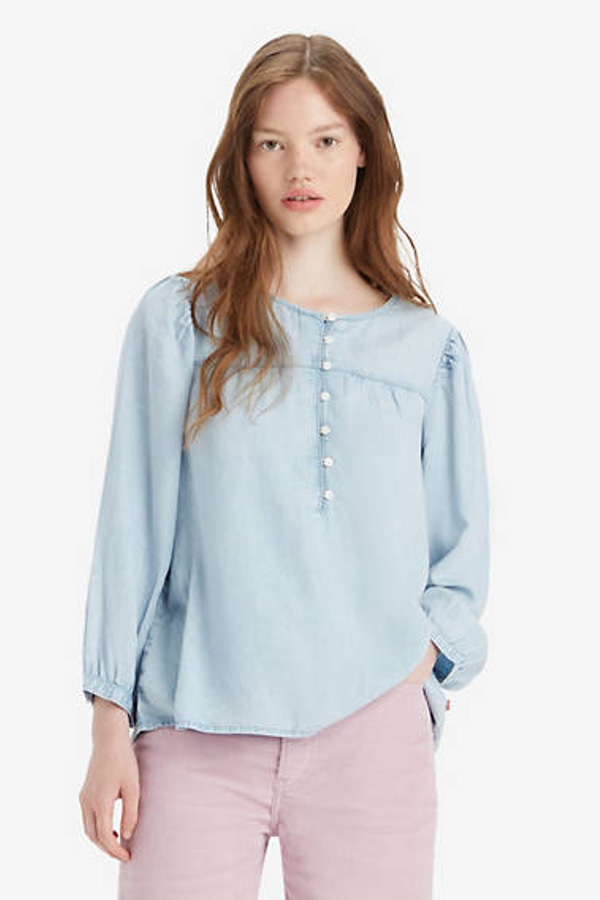 Levi's Blouse Halsey Lightweight - Femme - Bleu / Tech Tricks No Damage 2 - XS