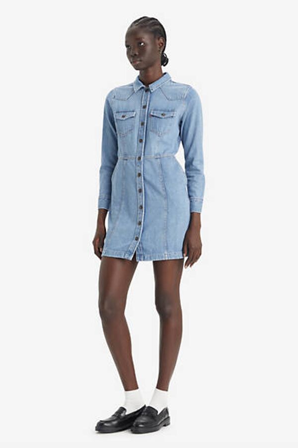 Levi's Robe Western Flynn - Femme - Bleu / Ringing Bells 2 - M