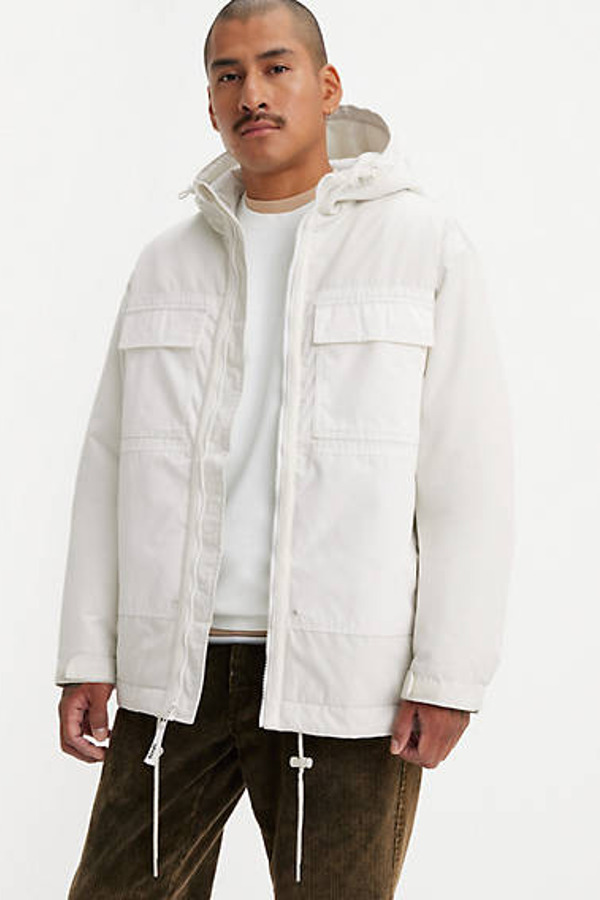 Levi's Veste À Capuche Tamalpais - Homme - Blanc / White Onyx - M