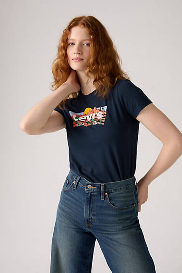 Levi' T Shirt Perfect Femme / Canyon Sun Scenic Bw Fill Sapphire