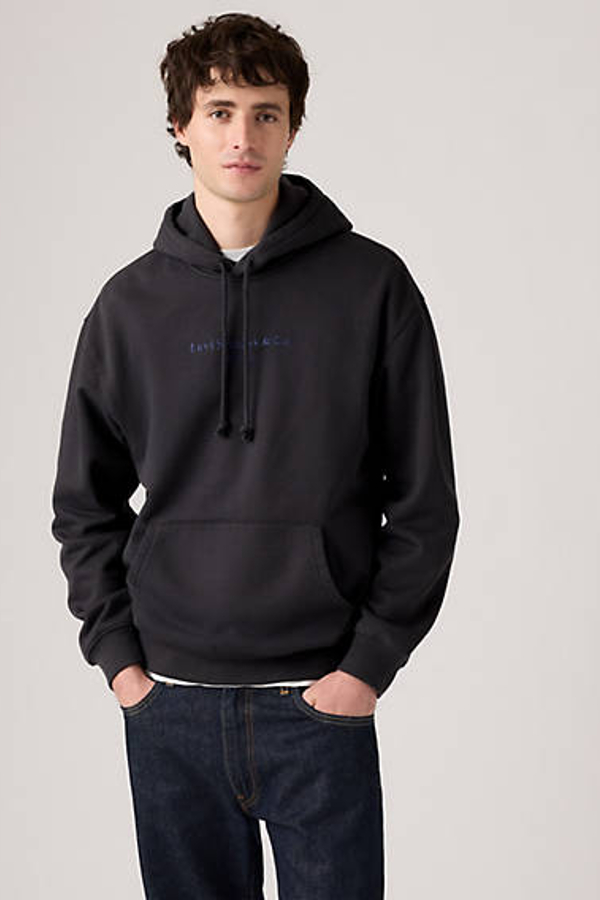 Levi' Sweat À Capuche Graphique Relaxed Homme / Archival 2Hp Phantom