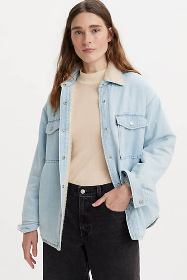 Levi's Veste Chemise Lola - Femme - Bleu / Glad To Meet You - M