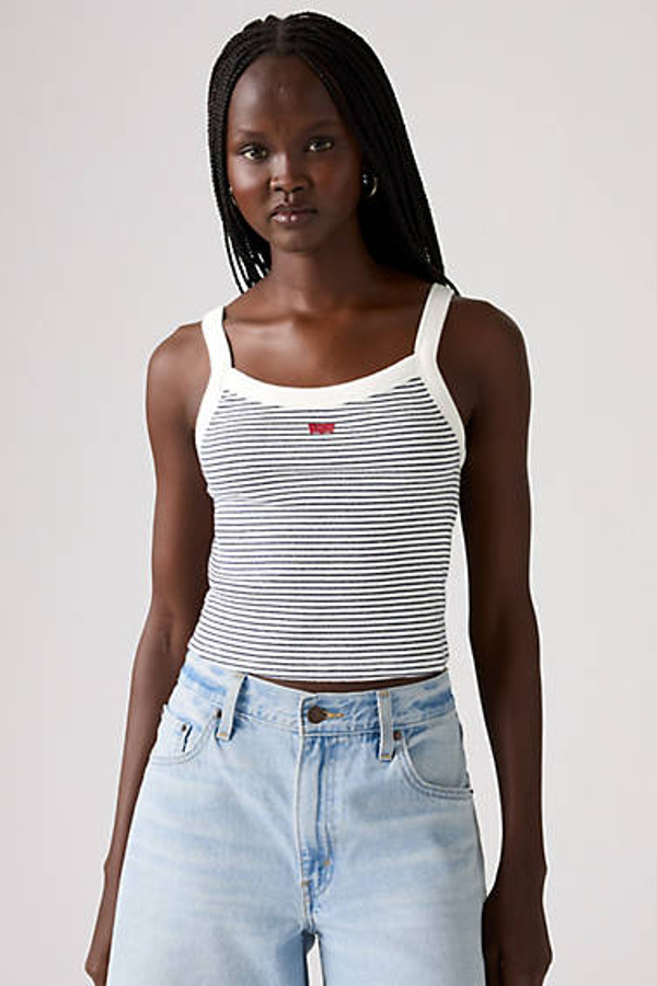 Levi' Débardeur Essential Sporty Femme / Annalise Stripe Peacoat Cotton