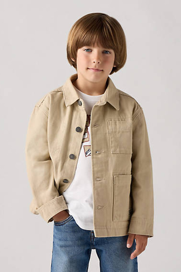 Levi's Veste Chore Enfant - Homme - Beige / Safari - 2A