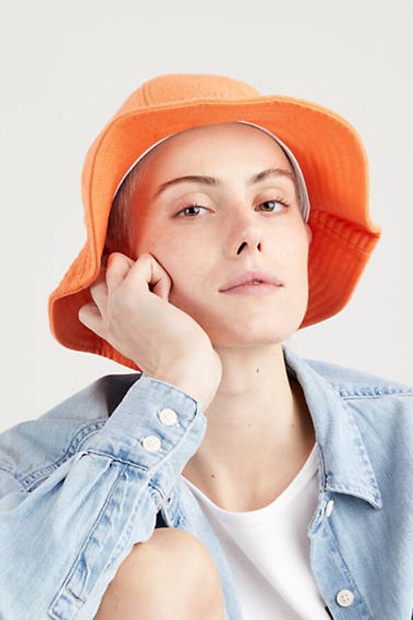 Levi's Bob Rond Jersey French Terry - Femme - Orange / Light Orange - L