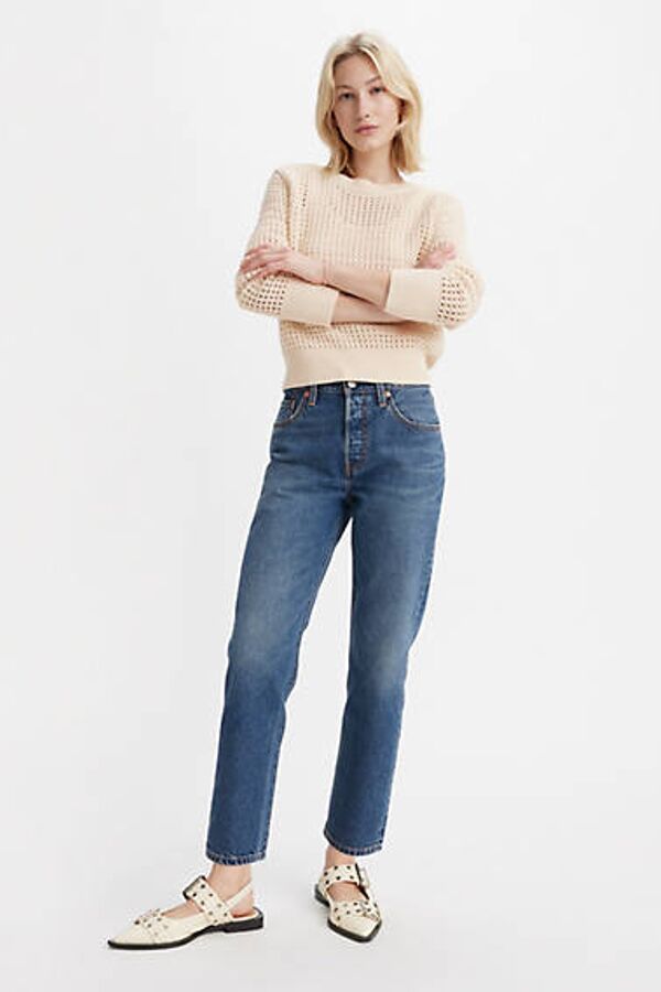 Levi's Jean 501 Original Lightweight Crop - Femme - Bleu / Energy Refresh Ltw - 29X28