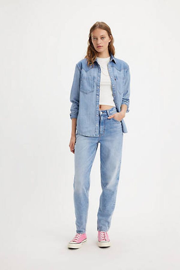 Levi's Jean Mom '80 - Femme - Bleu / How'S My Driving - 24X30