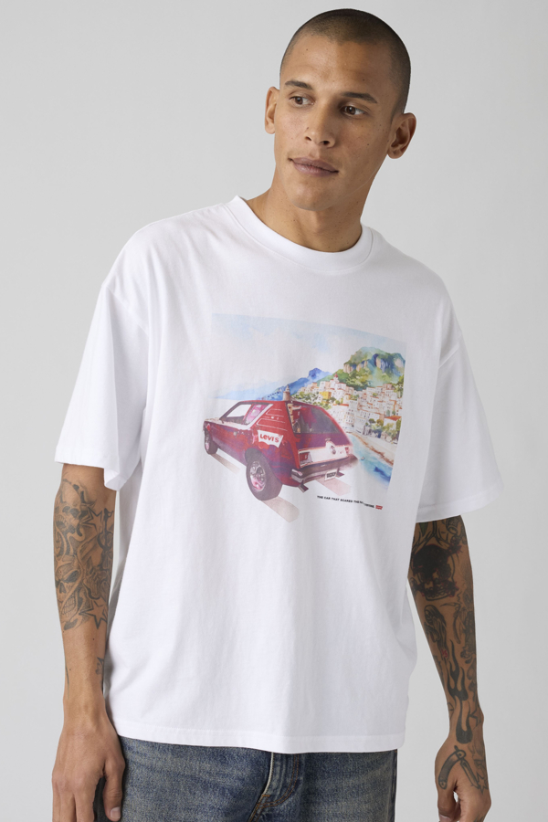 Levi' T Shirt Graphique Boxy Homme / Plus