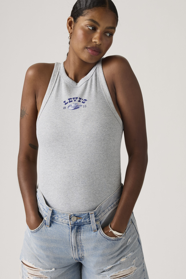 Levi' Graphic Essential Racer Tank Top Femme / Starstruck Heather Gray