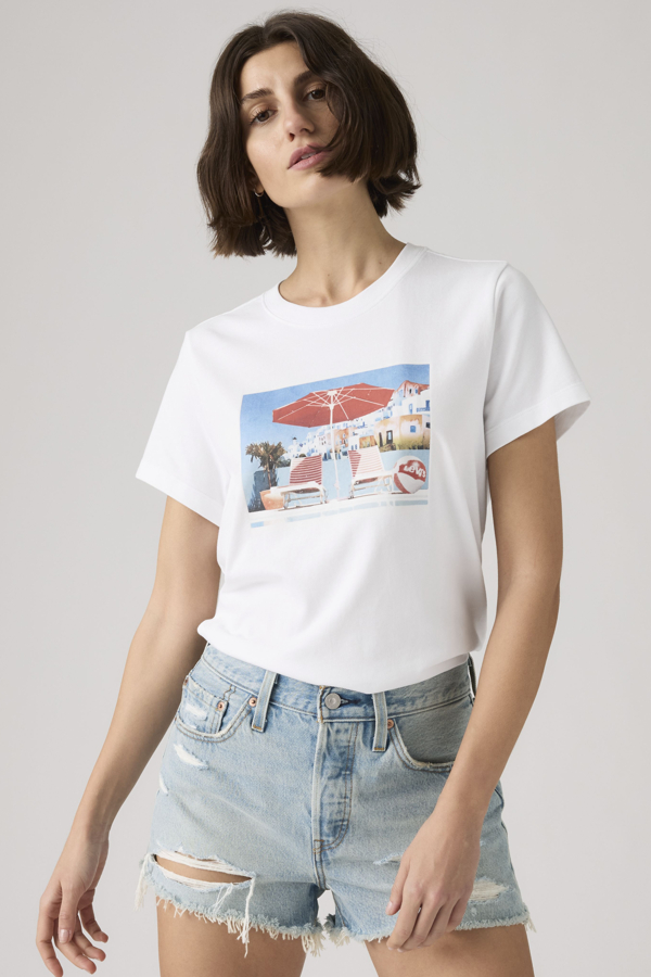 Levi' T Shirt Graphique Favorite Femme / Summertime Lounge Bright