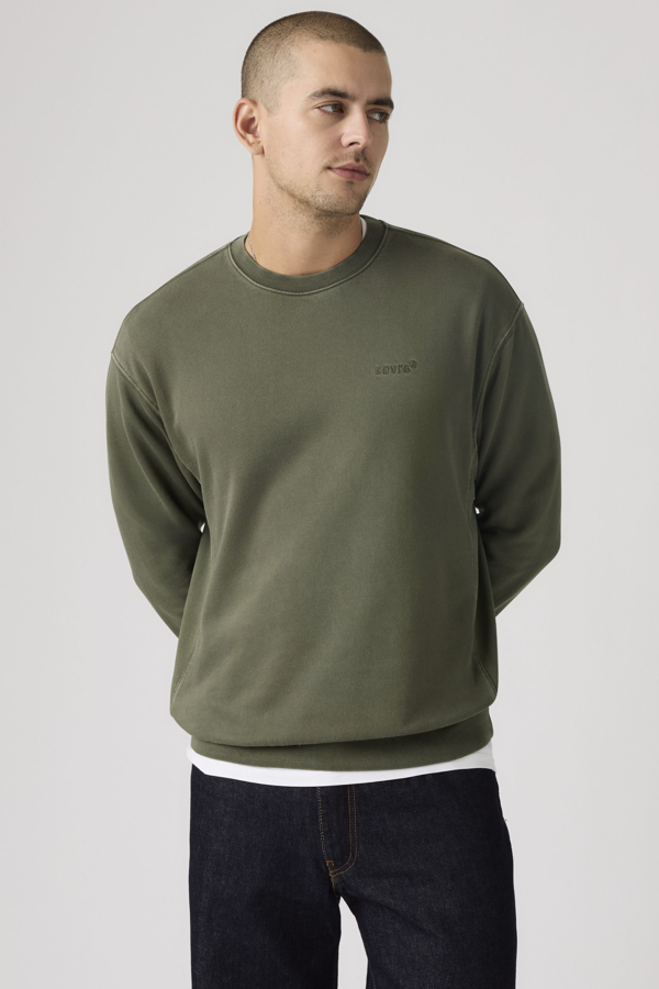 Levi' Authentic Crewneck Sweatshirt Homme / Garment Dye Kambaba - vue 1