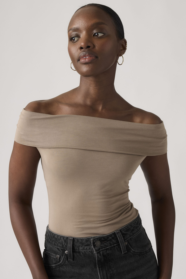 Levi' Top En Maille Torsadée Tori Femme / Pine Bark