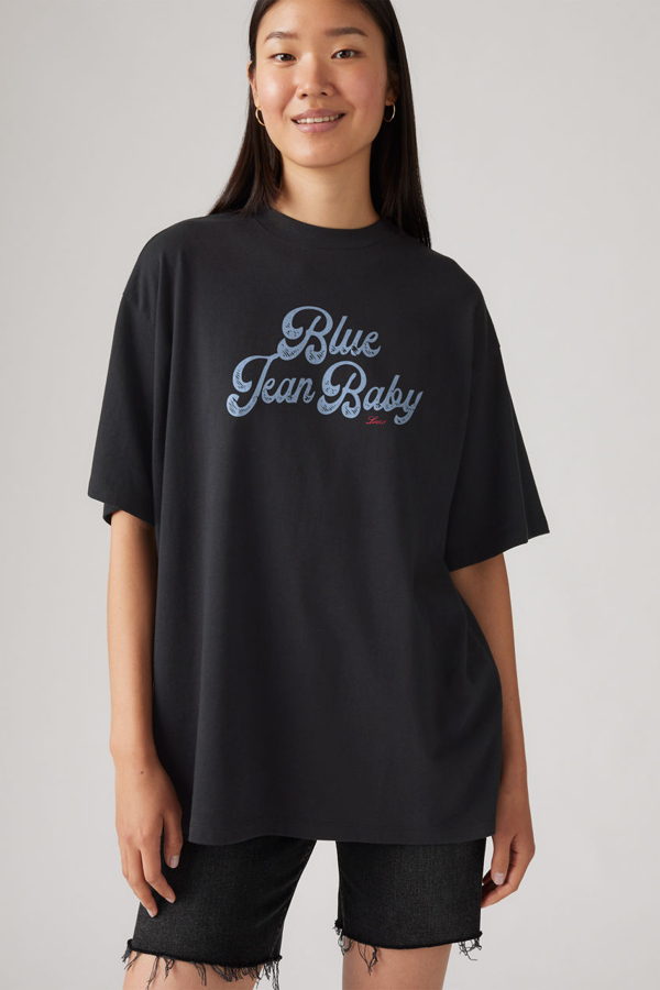 Levi' Graphic Short Stack Tee Femme / Jean Baby Pirate