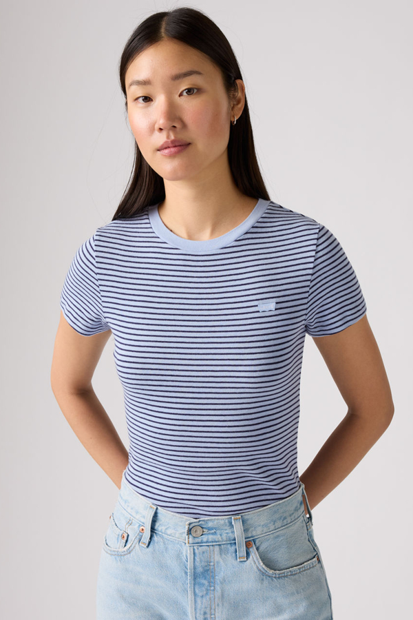 Levi' T Shirt Essential Housemark Femme / Ava Stripe Chambray